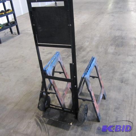 lot 94 image: Roller Stand, Sawhorses