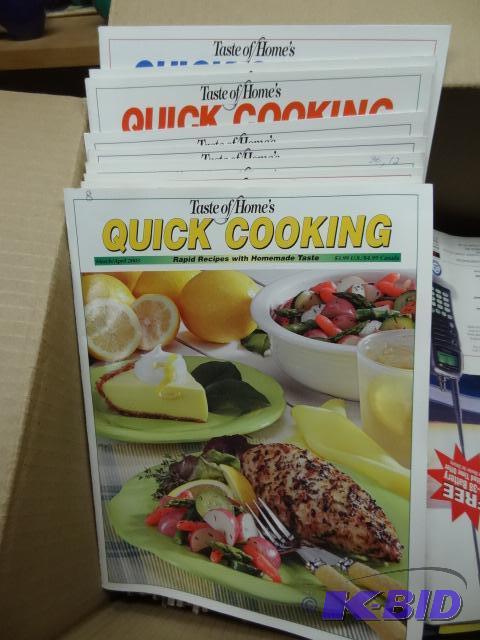 lot 102 image: Quick Cooking Magazines, QST Amateur Radio Ma...
