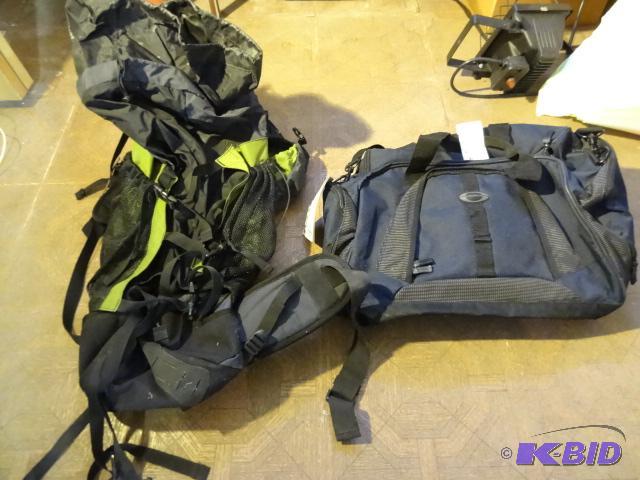 lot 117 image: Moda Travel Duffel Bag. REI Hiking Back Pack...
