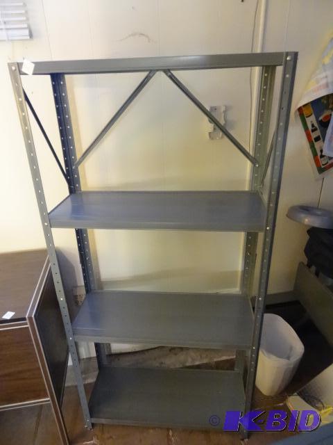 lot 149 image: Metal Shelving Unit 30 X 12 X 60...