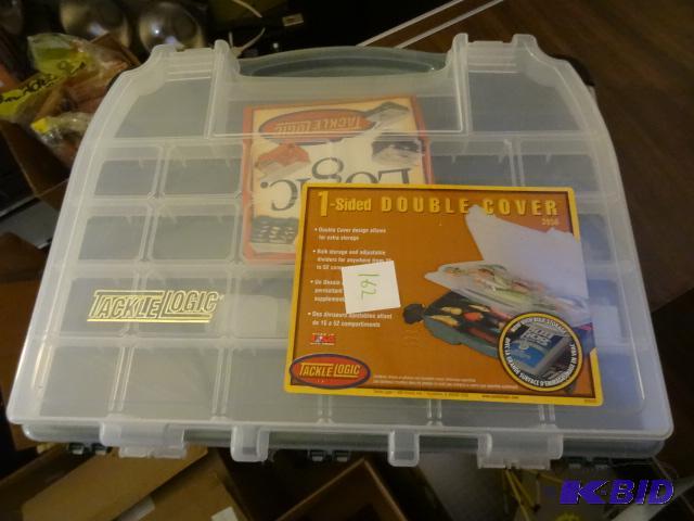 lot 162 image: Tackle Logic 1 Sided Double Cover Tackle Box....