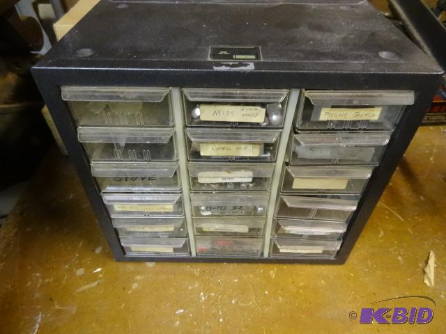 lot 181 image: 18 Drawer Hardware Cabinet...
