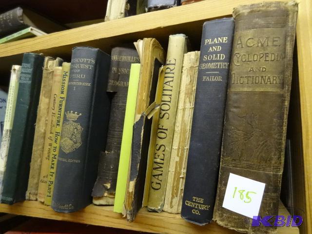 lot 185 image: Misc Vintage Books Bring Boxes....