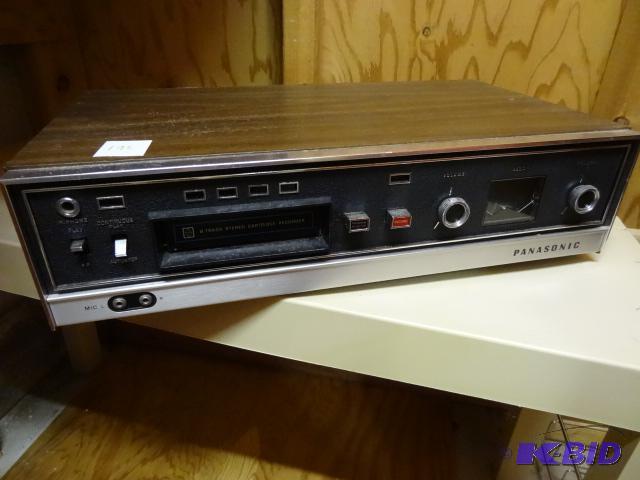 lot 196 image: Panasonic 8-Track Player RS803VS...