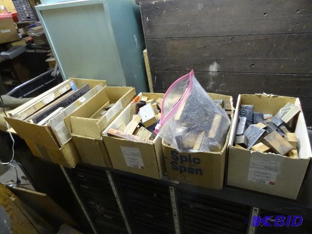 lot 28 image: 5 Boxes of Type Borders....