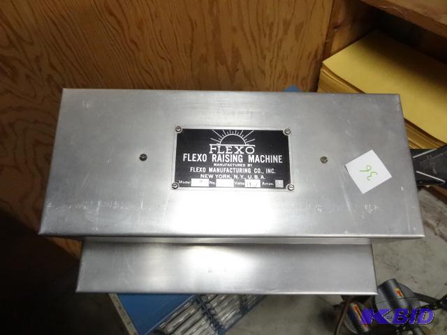lot 36 image: Flexo Raising Machine, Model B...