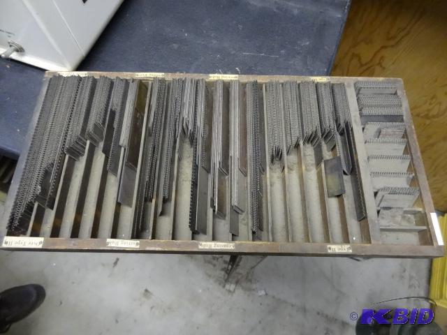 lot 39 image: Type Setter Serated Plates...