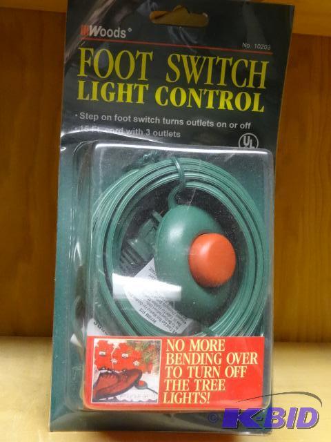 lot 67 image: Woods Foot Switch Light Control...