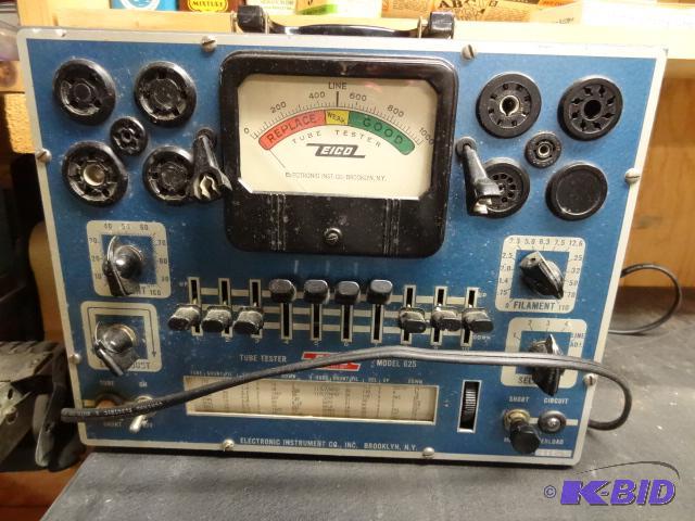 lot 72 image: Eico Tube Tester Model 625...
