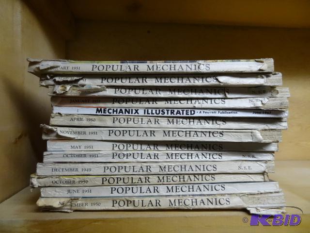 lot 77 image: Vintage Popular Mechanics Magazines. 1949, 19...