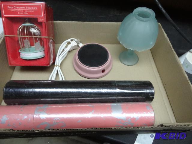 lot 81 image: Christmas Ornament, Votive Candle Lamp, Long ...