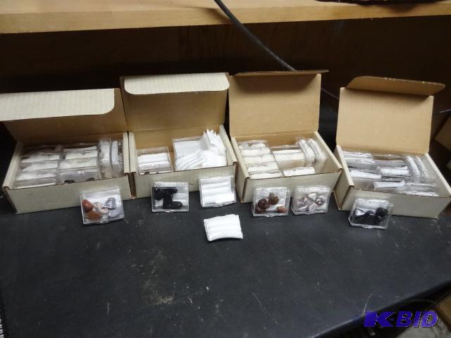 lot 92 image: Plastic Cases with Misc Polished Stones...