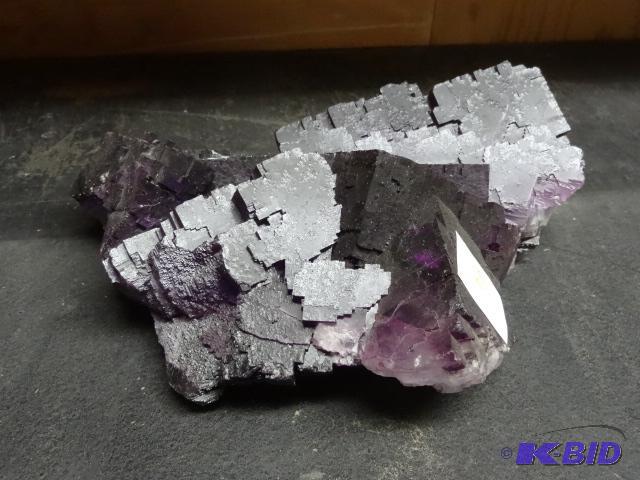 lot 94 image: 2 Large Pieces of Stone. Fluorite...