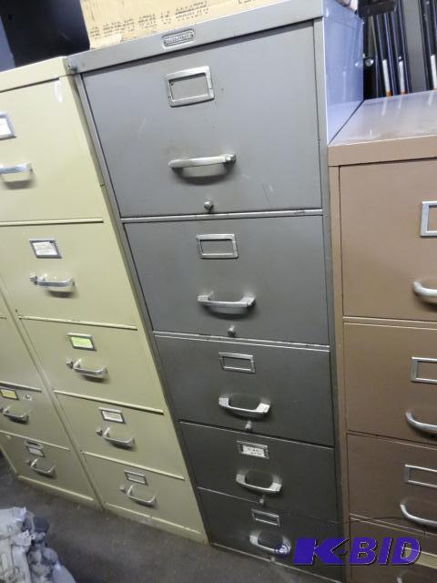 18&quot metal 5 drawer file cabinet....