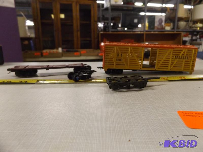 Durango Rail Car, rail car base piece and whe...
