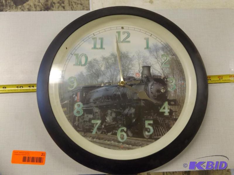 Train Clock, battery operated...