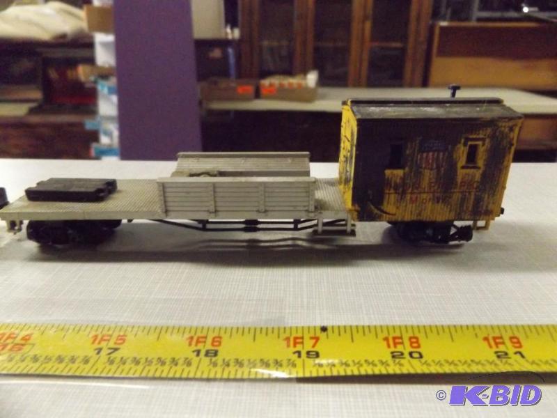 Pennsylvania Rail car, flat bed rail car with...