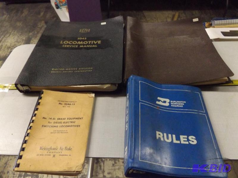 Manuals&nbsp Burlington Northern Rules book...