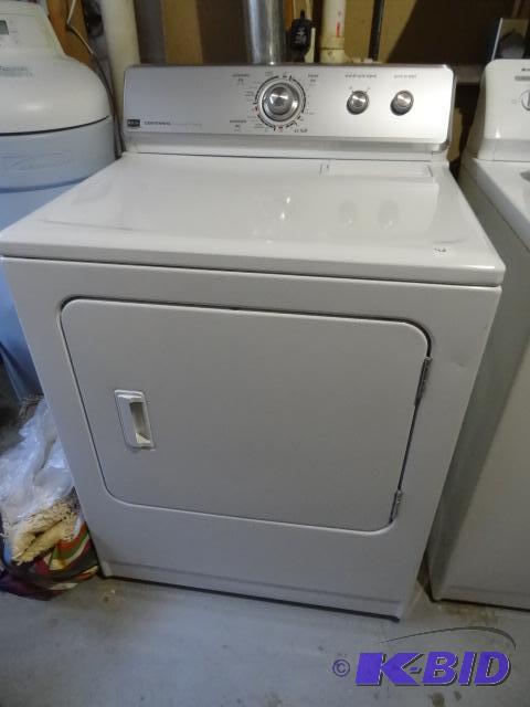 lot 40 image: Maytag model MEDC400VW0. Electric. 220 volt. ...