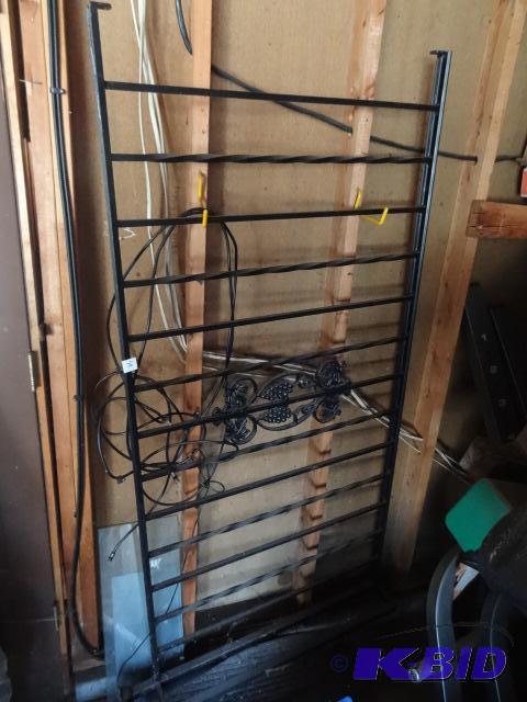 lot 54 image: Rod iron railing. 66 x 36...
