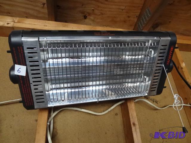 lot 6 image: Marvin radiant heater...