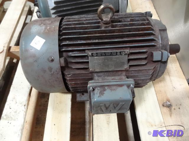 World wide industrial electric motor. 5 hp. 2...