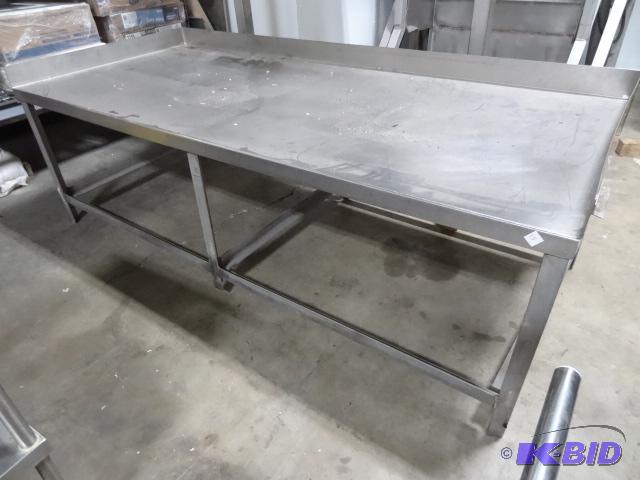 Stainless table. 96 x 42 x 34...