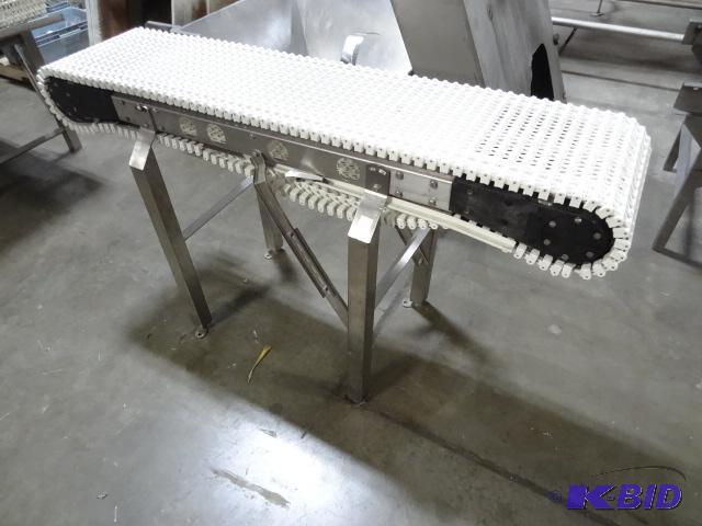 Stainless belt conveyor. 13 x 60. No motor...