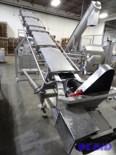Friesens auger elevator. All stainless. On wh...
