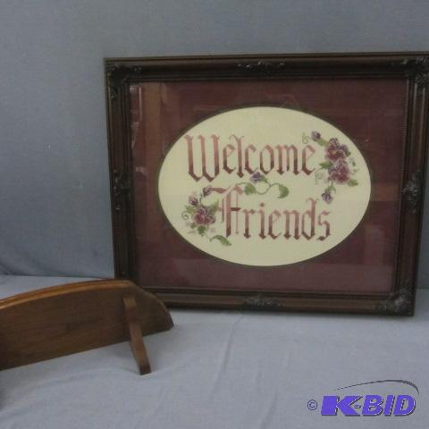 lot 111 image: Welcome & Shelf