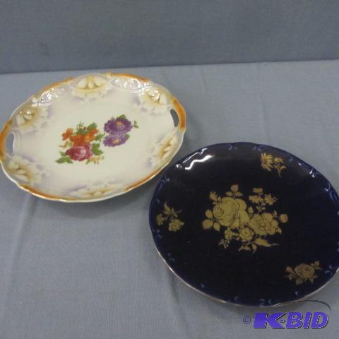 lot 38 image: Pair Fancy Bavarian Plates