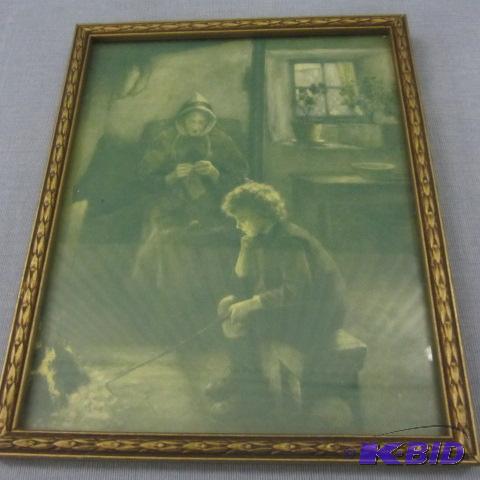 lot 77 image: Vintage Framed Print