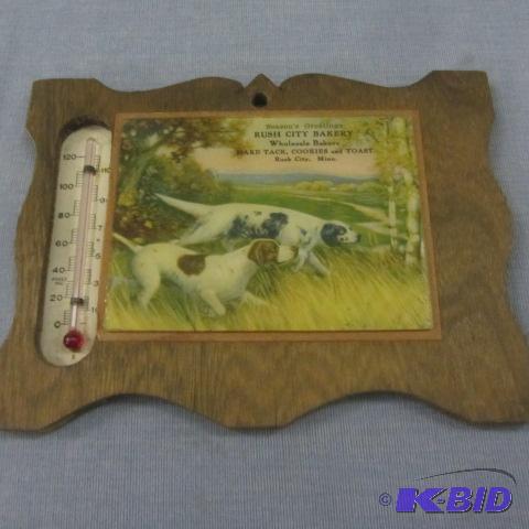 lot 79 image: Advertising - Thermometer
