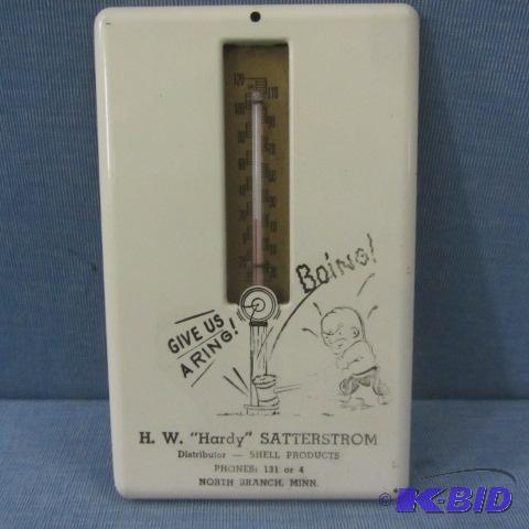 lot 82 image: Advertising - Thermometer