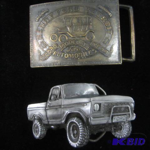 lot 86 image: Belt Buckles