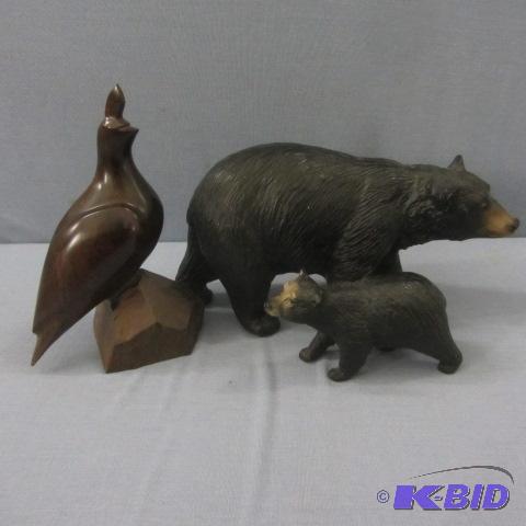 lot 90 image: Black Bears & Quail