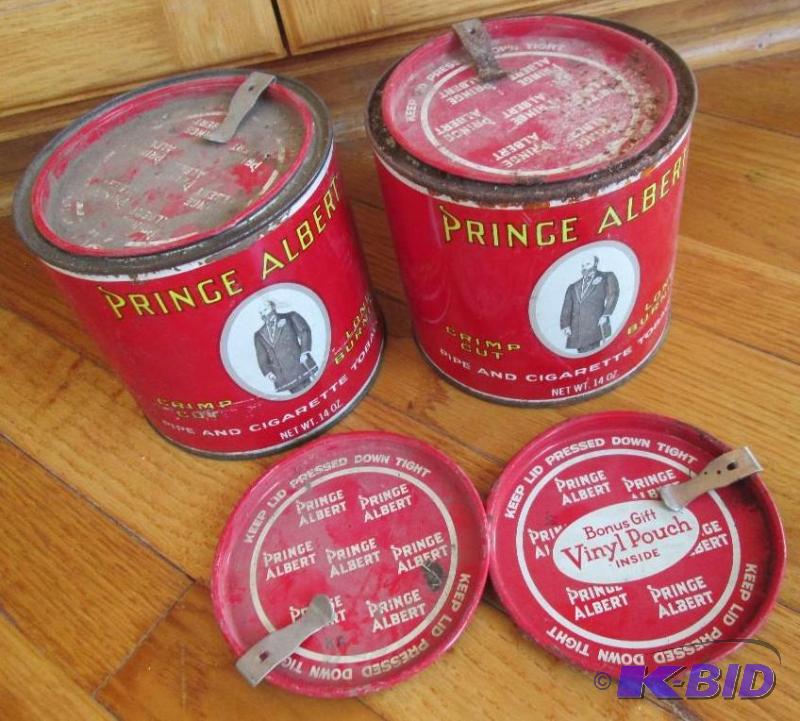 Vintage Prince Albert tobacco tins...