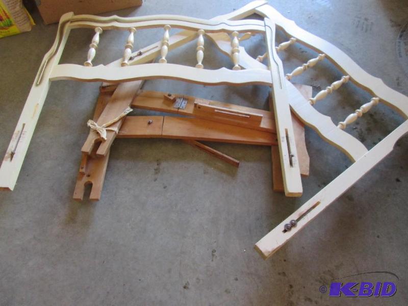 wood hinged frame...
