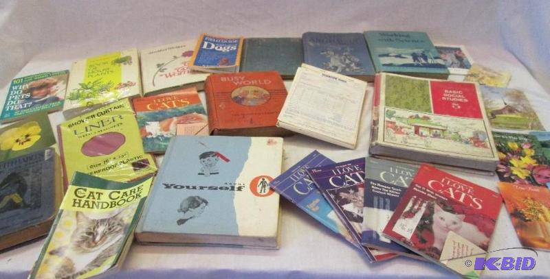 lot of vintage books...