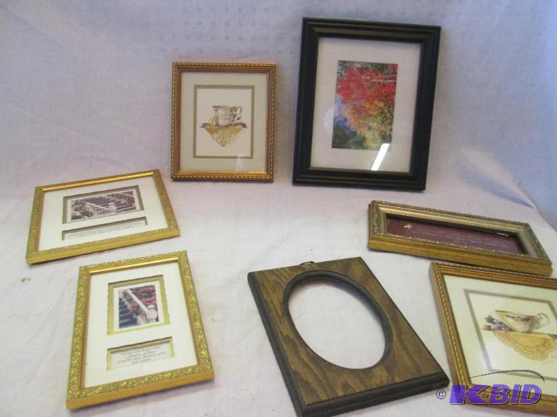 mixed lot of framed household inspirational q...