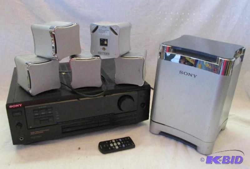 Sony stero with video 1 and 2 TV phono tape D...