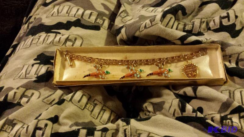 vintage pheasant bracelet from south Dakota...