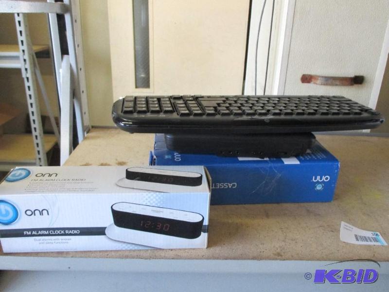 clockkeyboardcassette players...