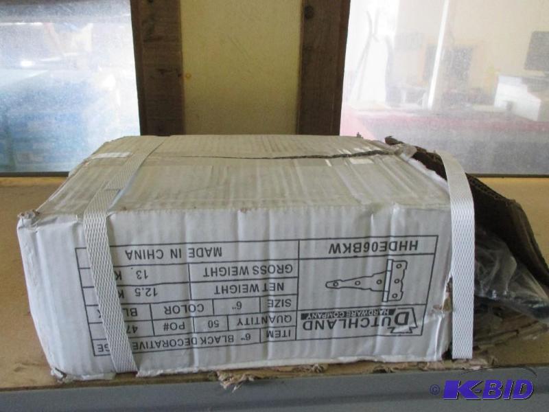 Box of new hinges...