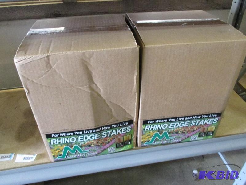 2 boxes rhino edge stakes...