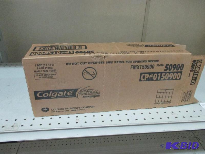 Colgate 12 box toothpaste, exp 215...