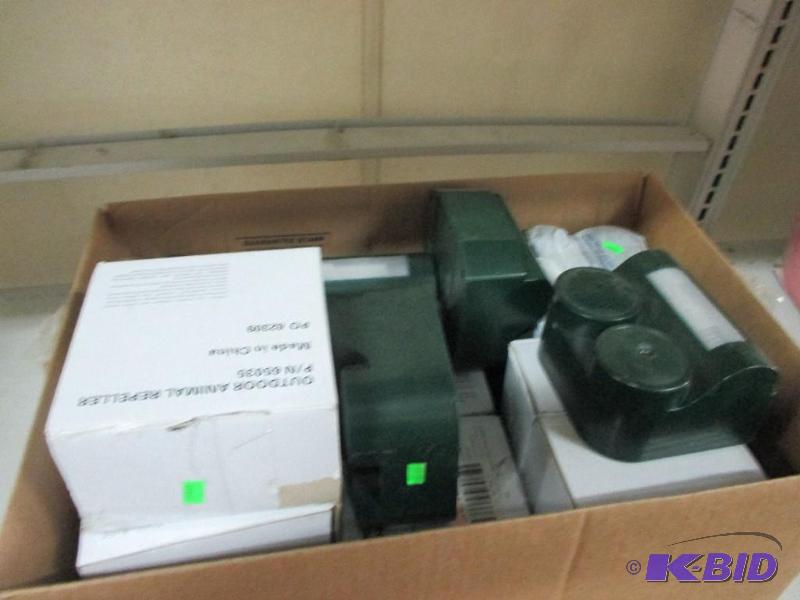 box of animal repellent boxes...