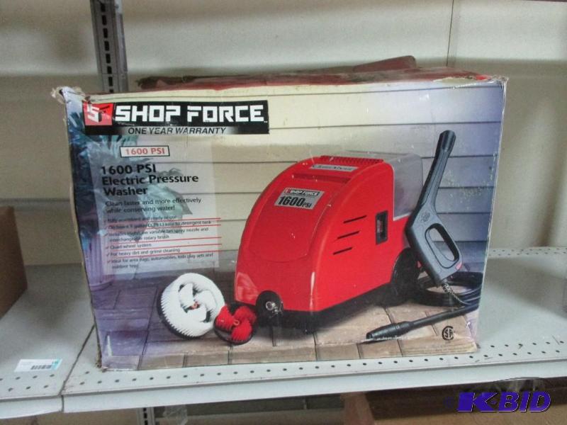 Shop force pressure washer...