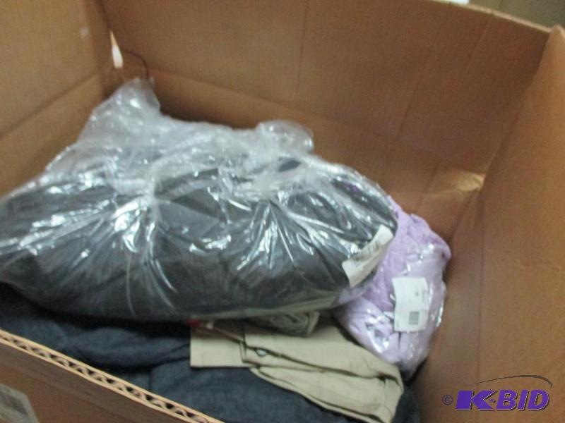 box of clothes...