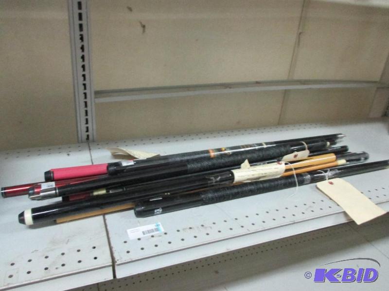 pool cues...